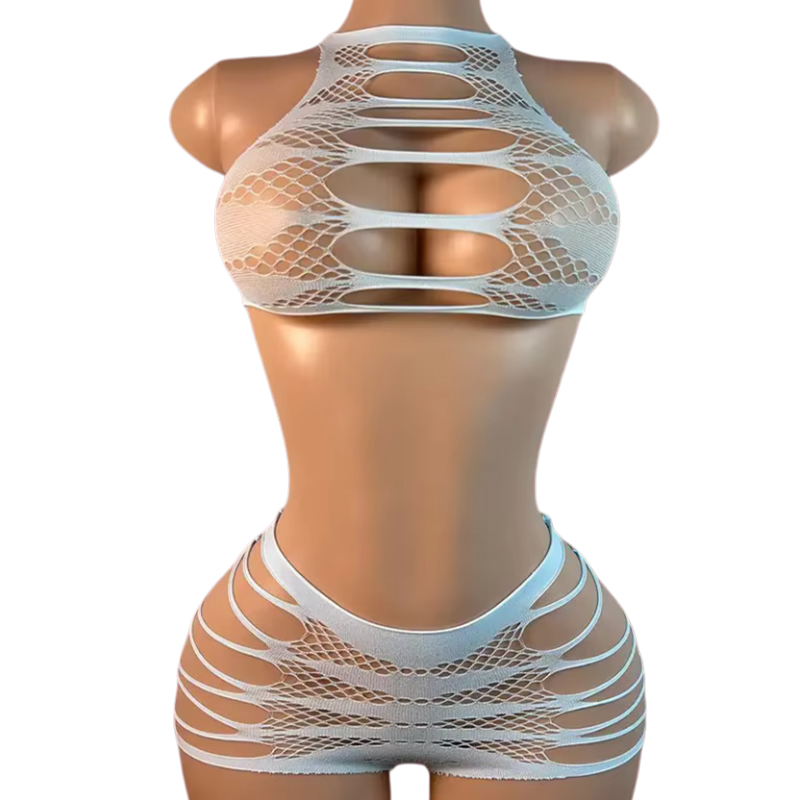 Bodystocking Fishnet - Sexy Lingerie +Panties Hollow Women's Underwear