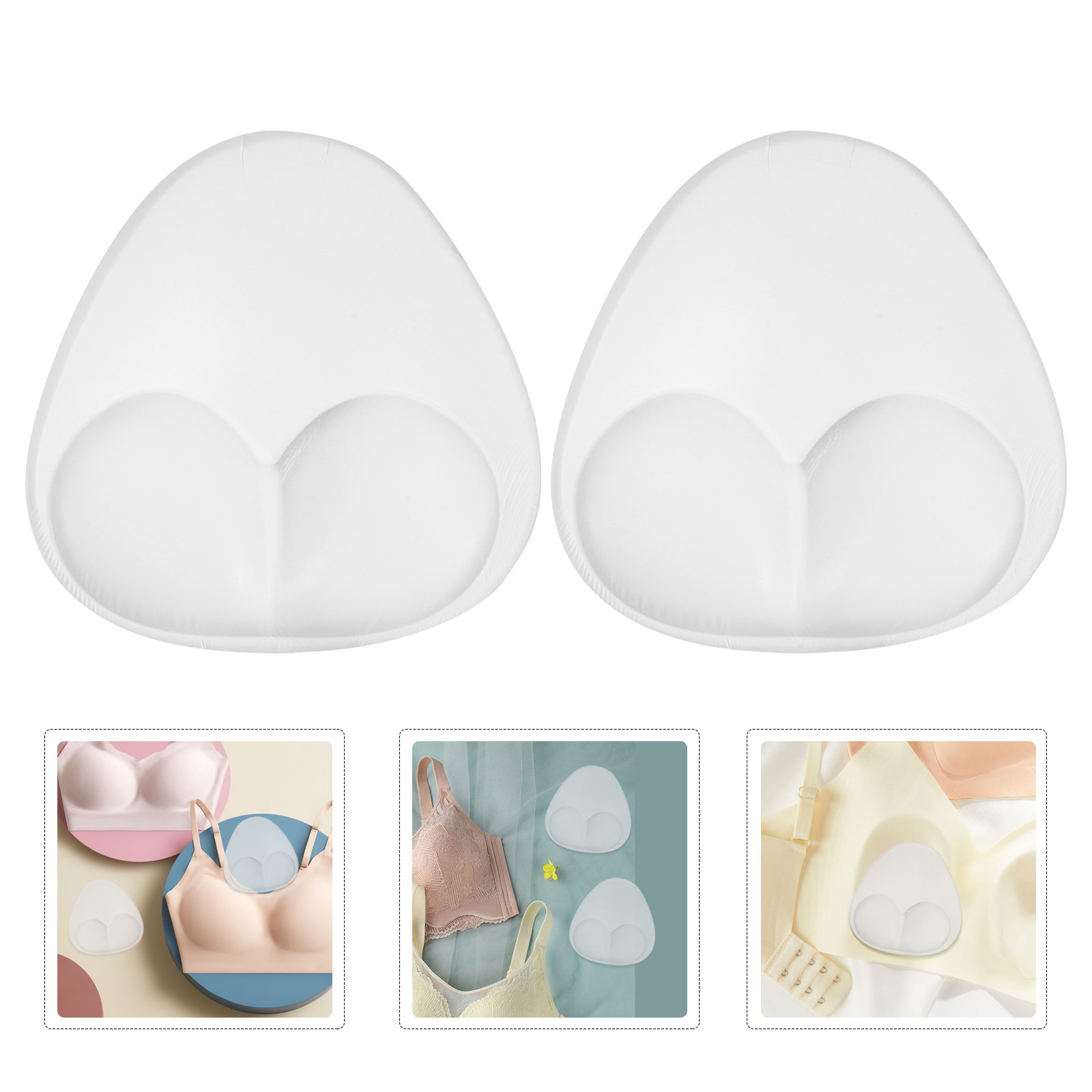 1Pair Invisible Silicone Bra P - Push Up Bra Padded recension och pris
