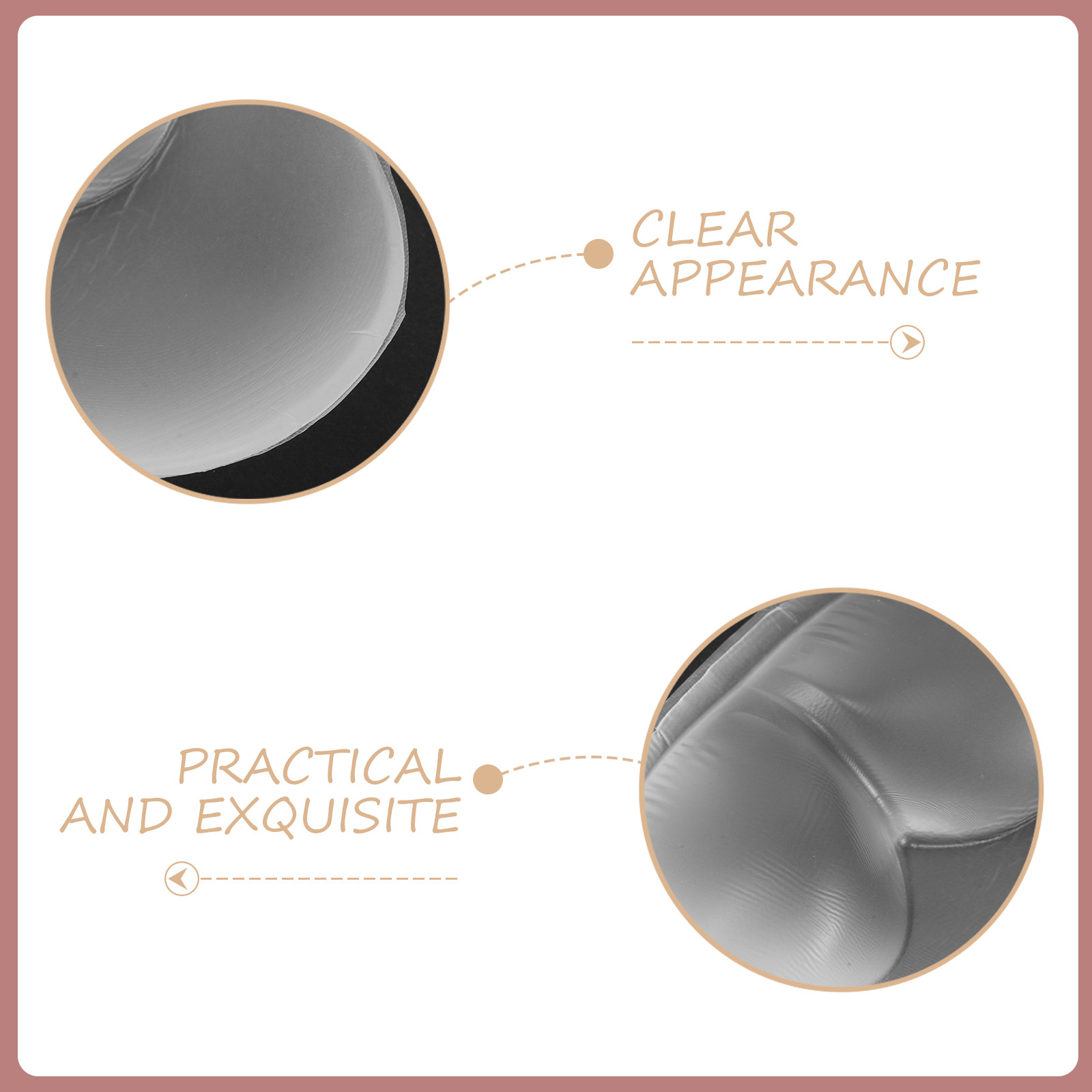 1Pair Invisible Silicone Bra P - Push Up Bra Padded recension och pris