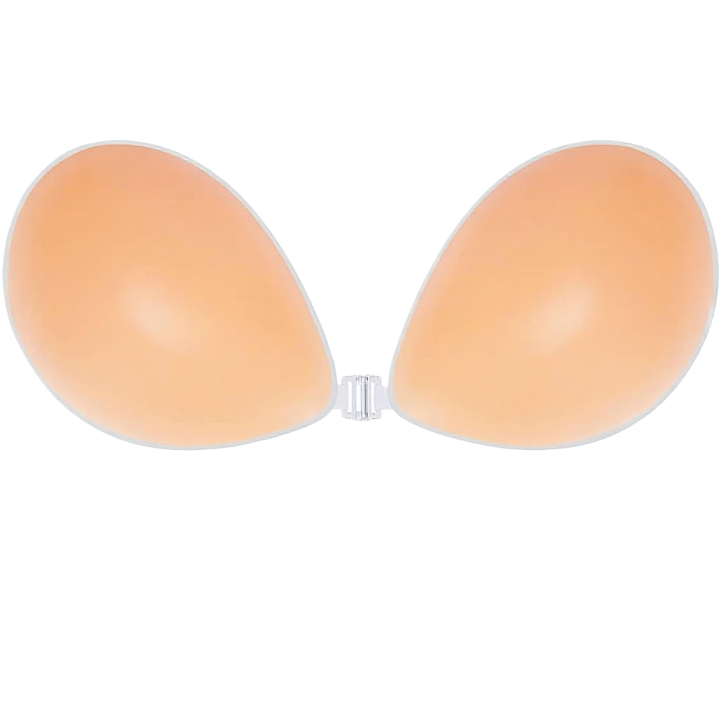 Push-Up Wire-Free Solid Silico - Strapless Bra Backless recension och pris
