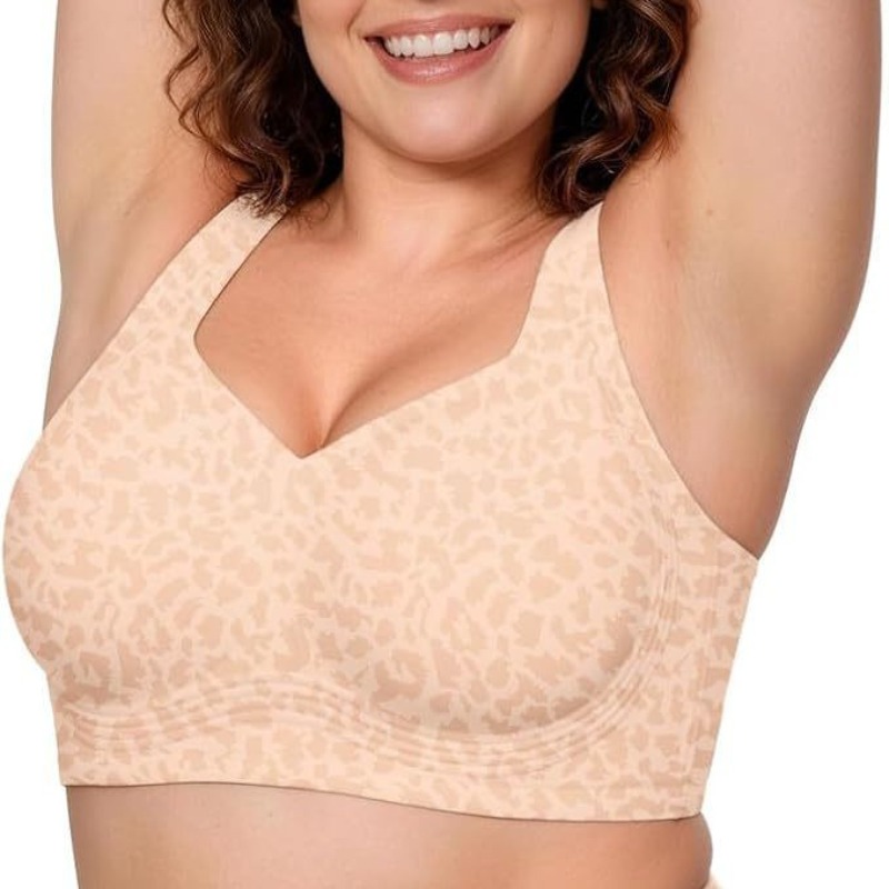 Leopard Jelly Bras No Underwir - Push Up Bra Padded recension och pris