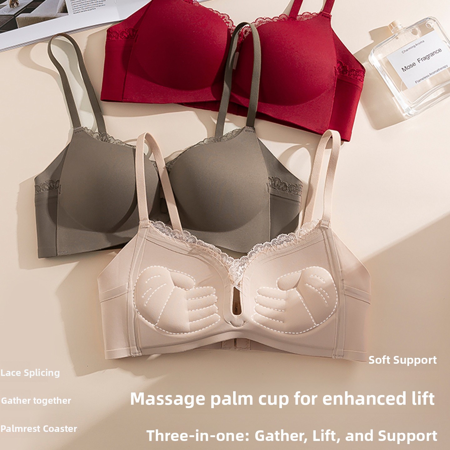 Pure KUCLUT Lace Palm Cup Smal - Seamless Underwear Women recension och pris
