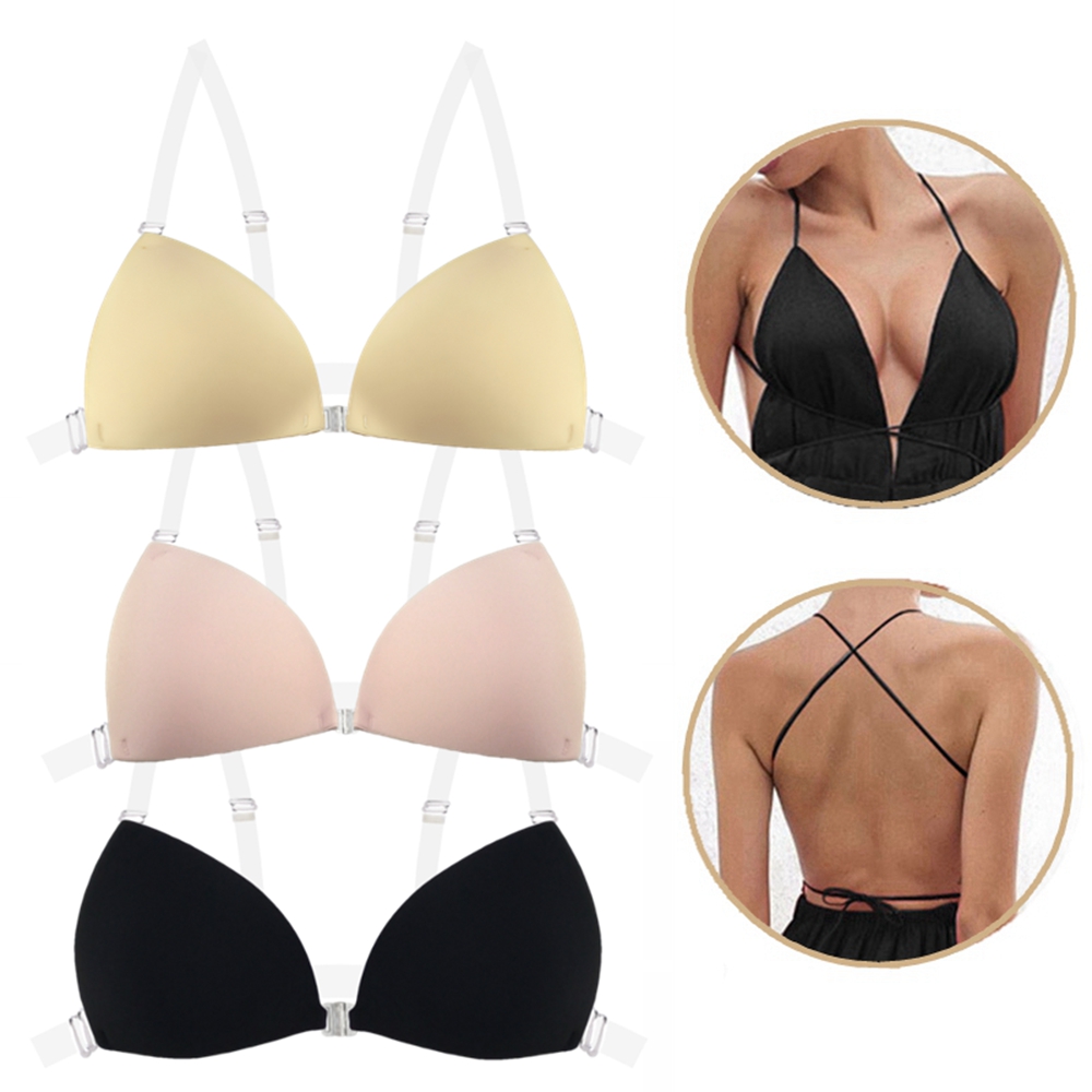 Sticky Bra for Women Backless  - Push Up Bra Padded recension och pris