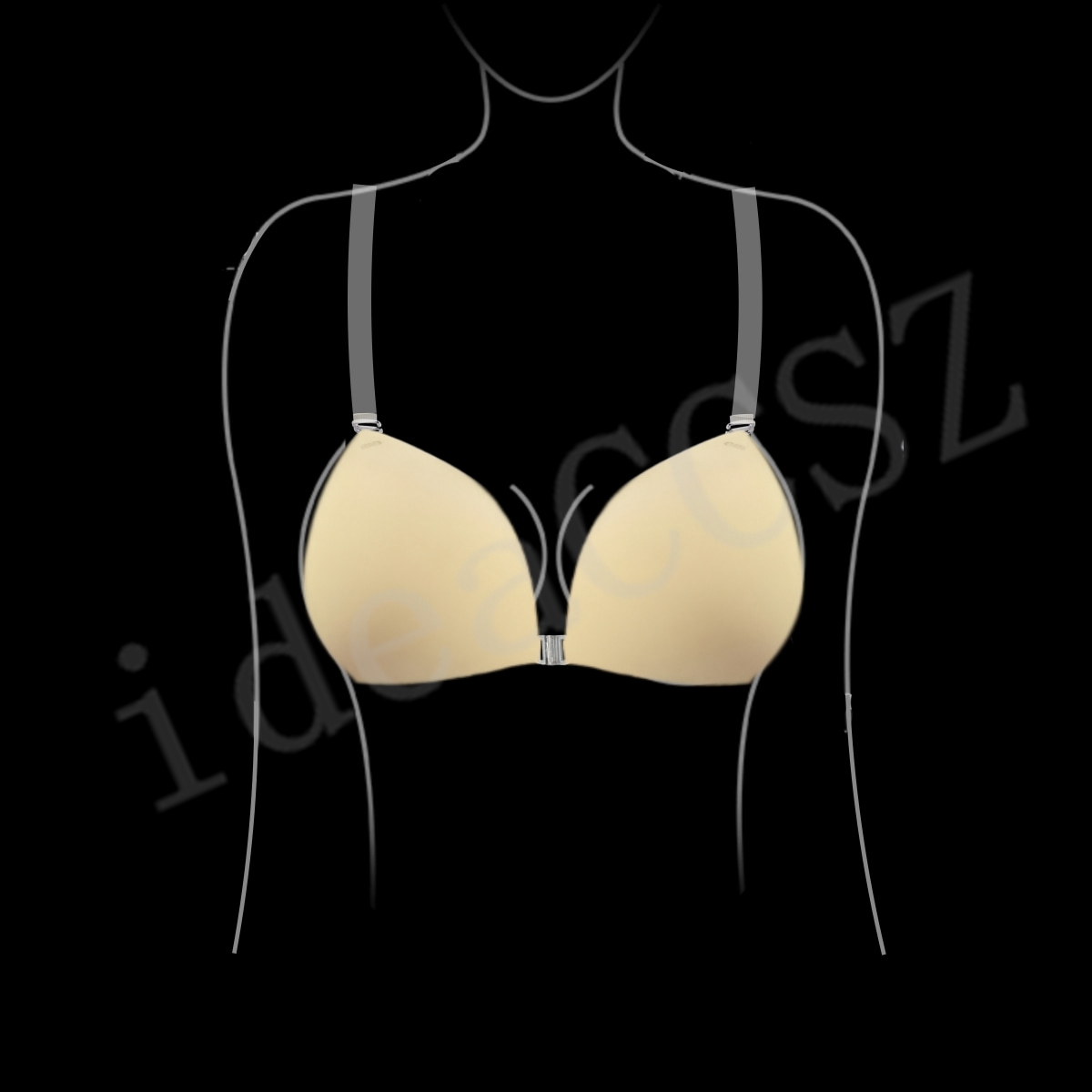 Sticky Bra for Women Backless  - Push Up Bra Padded recension och pris